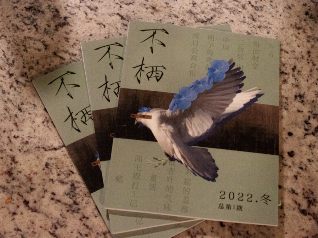 海外华人《不栖》创刊号文学期刊封面