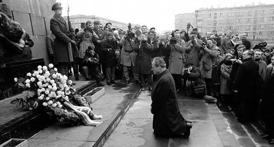 二战后德国总理布兰特下跪；纳粹；二战